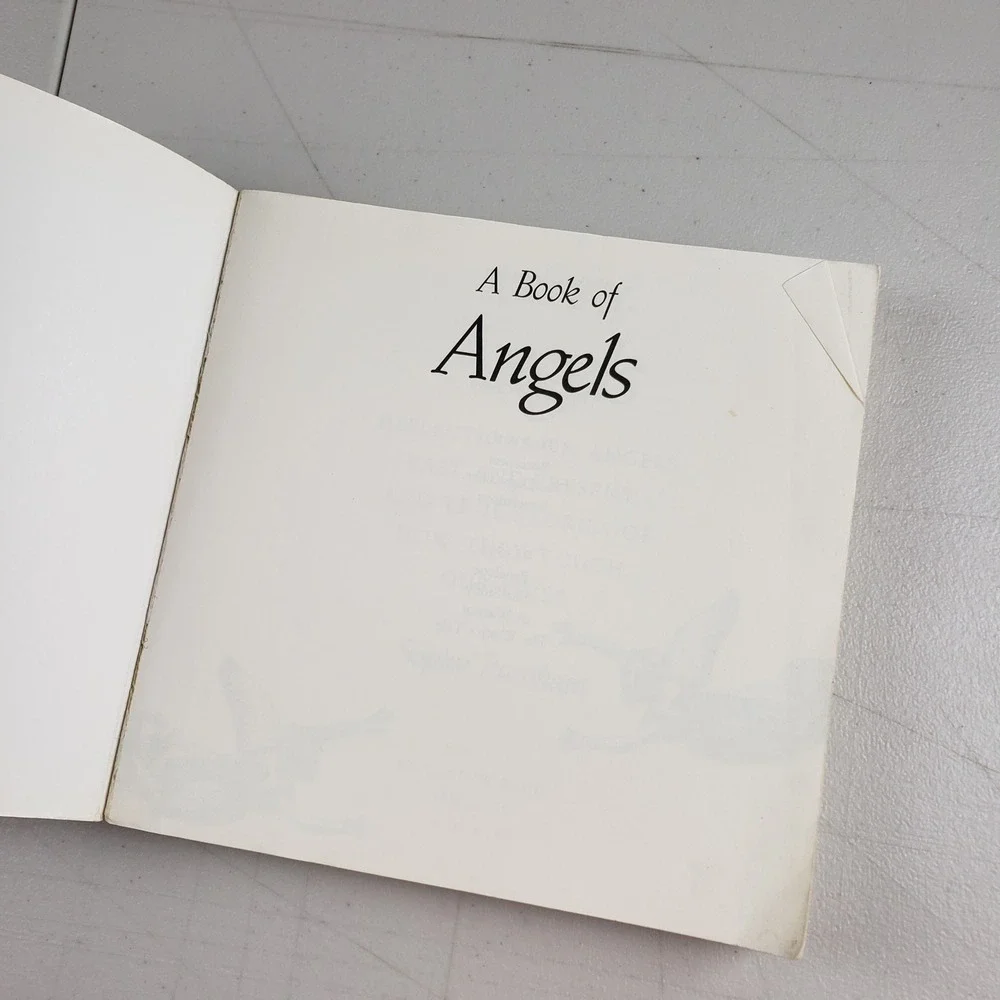 A Book of Angels Sophy Burnham 1st Ed‎ 1990 Gold Paperback Spiritual Reflections